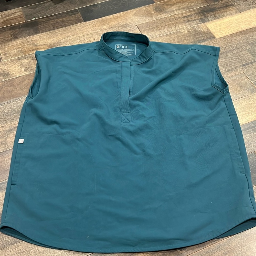 FIGS Rafaela Scrub Top | Pacific Blue/Teal | Medium